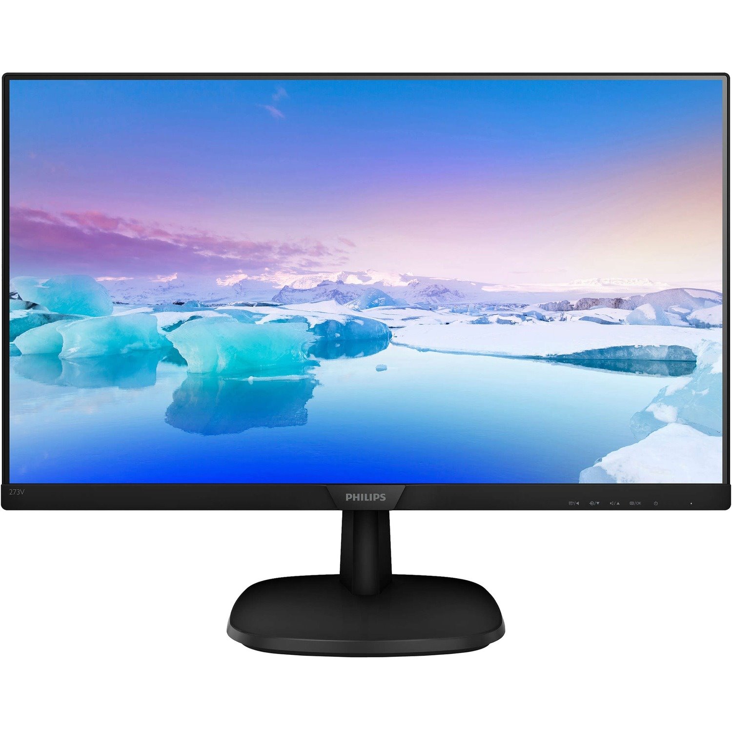 Philips V-line 243V7QJAB Full HD LCD Monitor - 16:9 - Textured Black