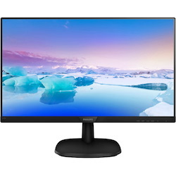 Philips V-line 243V7QJAB Full HD LCD Monitor - 16:9 - Textured Black