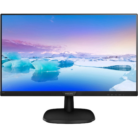 Philips V-line 243V7QJAB Full HD LCD Monitor - 16:9 - Textured Black
