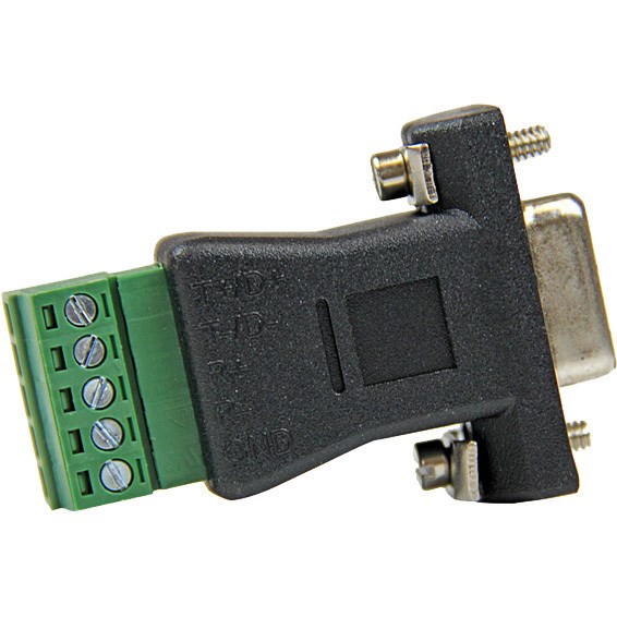 StarTech.com RS422 RS485 Serial DB9 to Terminal Block Adapter