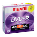 Maxell DVD Recordable Media - DVD+R - 16x - 4.70 GB - 5