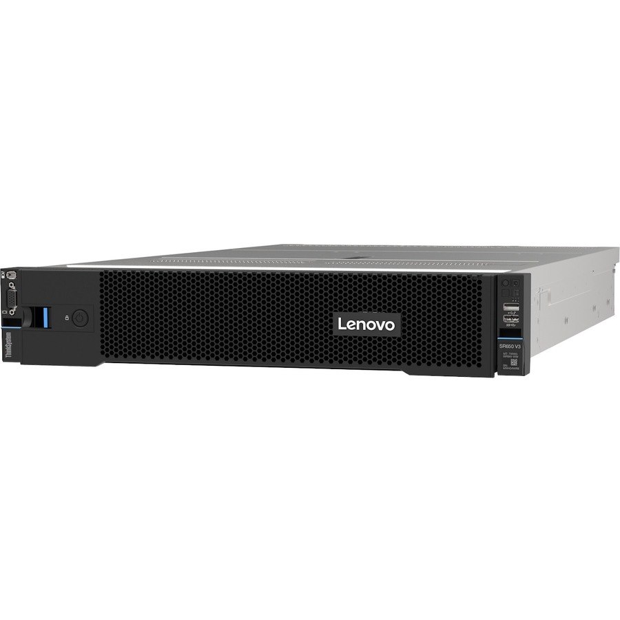 Lenovo ThinkSystem SR650 V3 7D76A02GAU 2U Rack Server - 1 Xeon Gold 5416S 2 GHz - 32 GB RAM - 12Gb/s SAS Controller