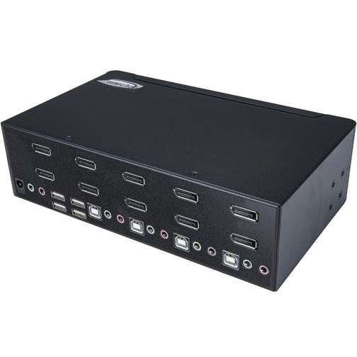 StarTech.com 4 Port Dual DisplayPort KVM Switch - DisplayPort 1.2 KVM - 4K 60Hz