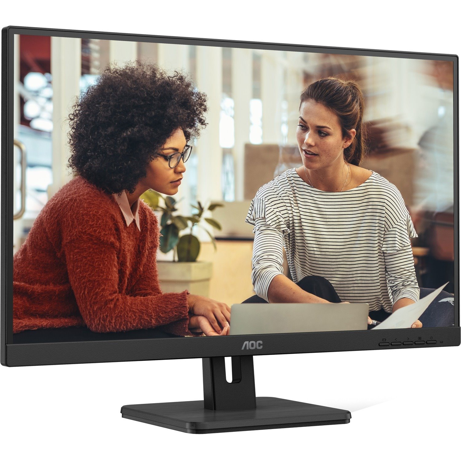 AOC Q27E3UAM 27" Class WQHD LCD Monitor - 16:9 - Textured Black