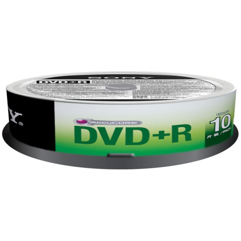 Sony DVD Recordable Media - DVD+R - 16x - 4.70 GB - 10
