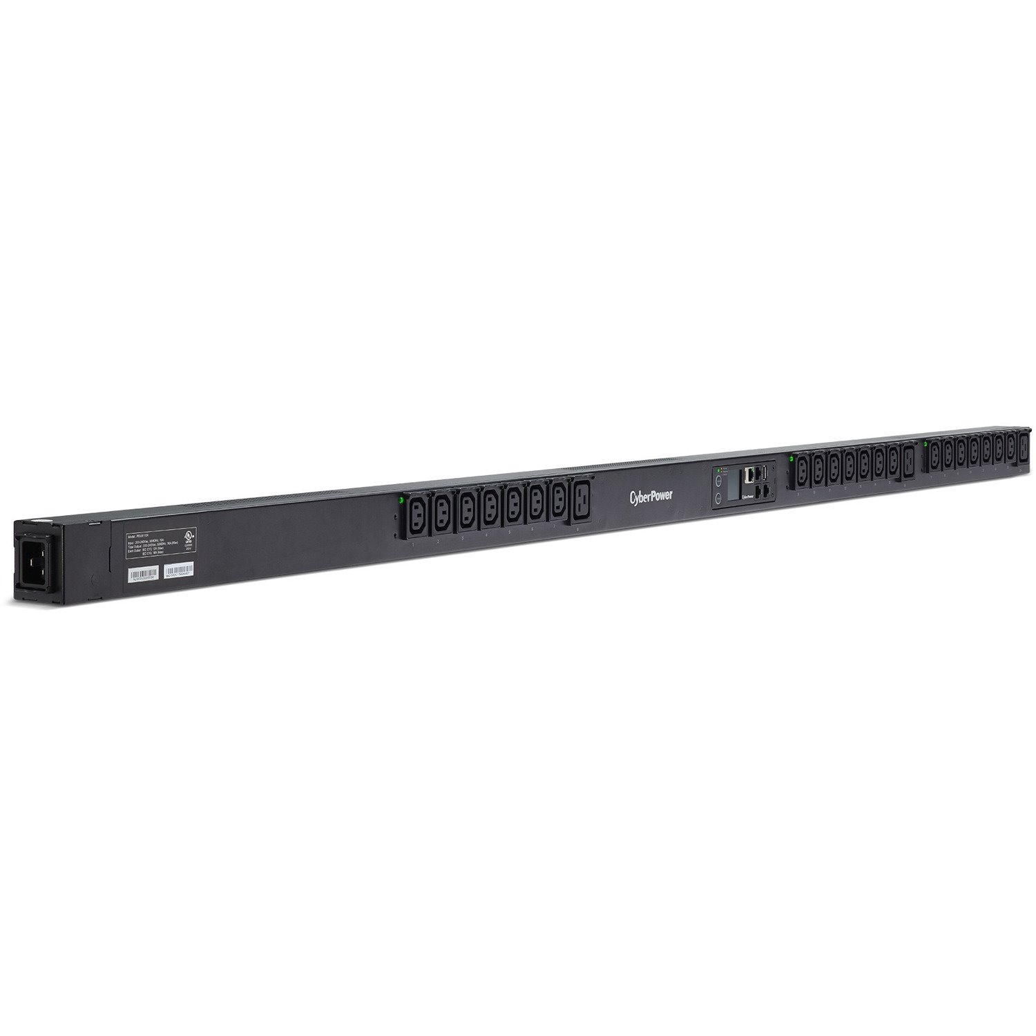 CyberPower PDU81104 200 - 240 VAC 20A Switched Metered-by-Outlet PDU
