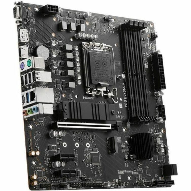 Msi Pro B760M-P Lga1700 Matx MB 4xDDR5 4xSATA 2xM.2
