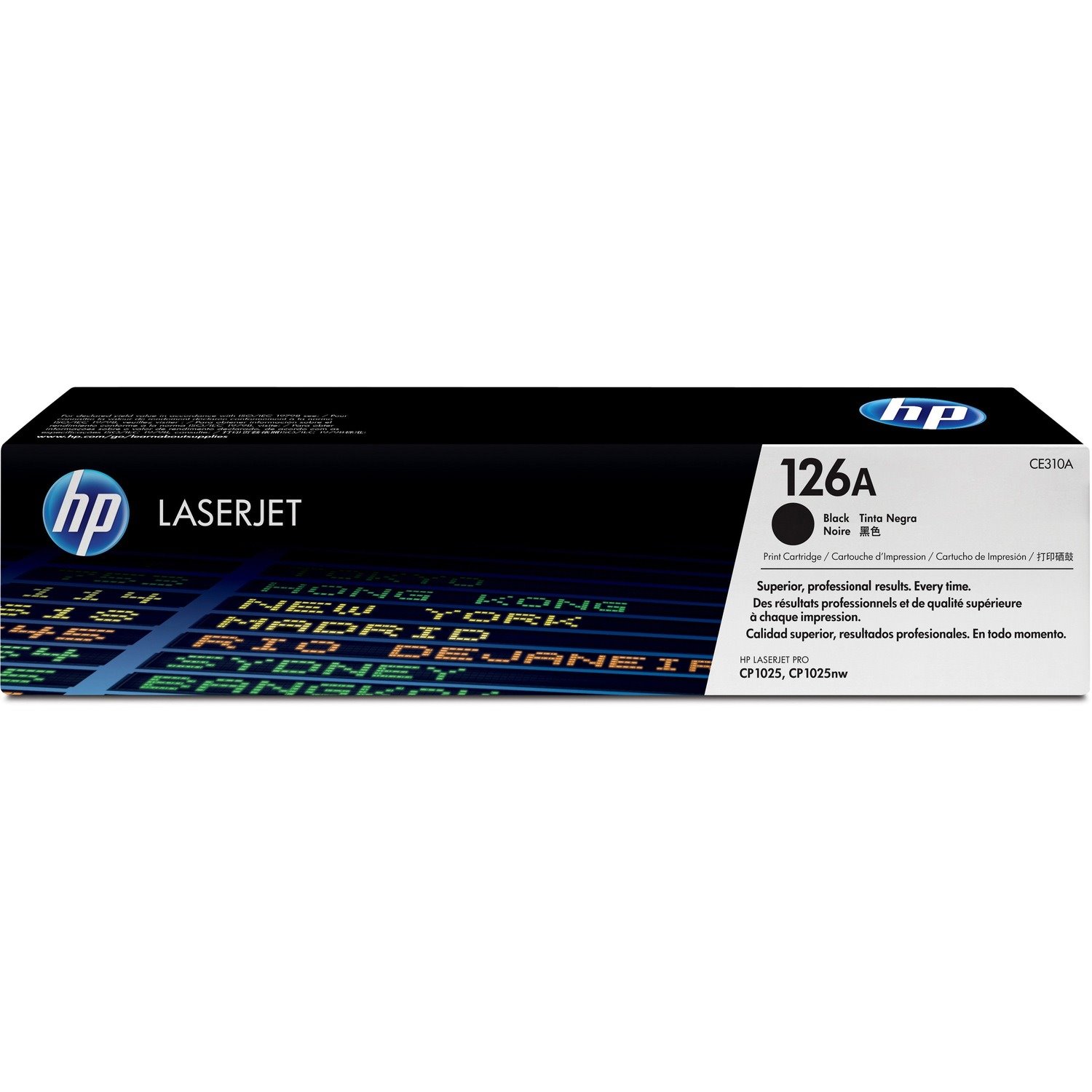 HP 126A Original Standard Yield Laser Toner Cartridge - Black - 1 Each