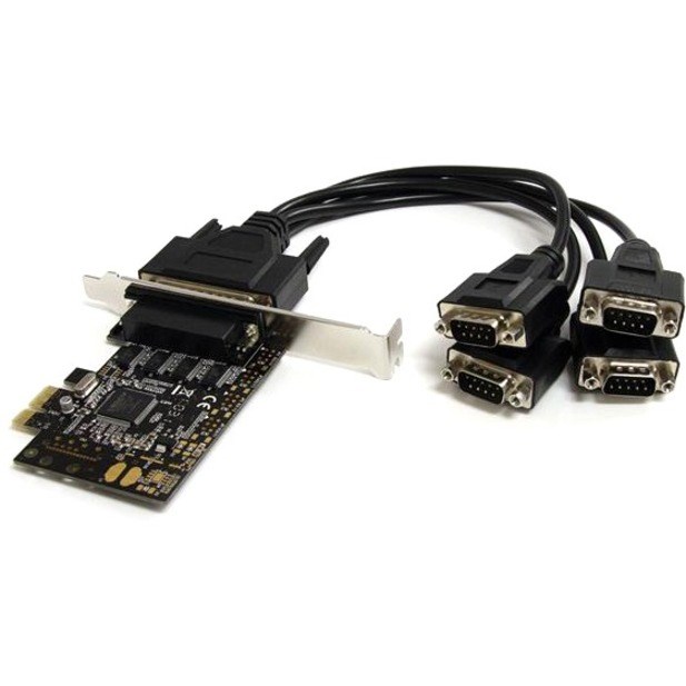 StarTech.com 4 Port RS232 PCI Express Serial Card with Breakout Cable - Replaced by PEX4S953LP