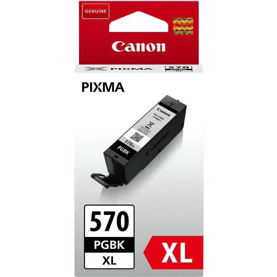 Canon PGI-570 PGBK XL Original Inkjet Ink Cartridge - Pigment Black - 2 / Blister Pack