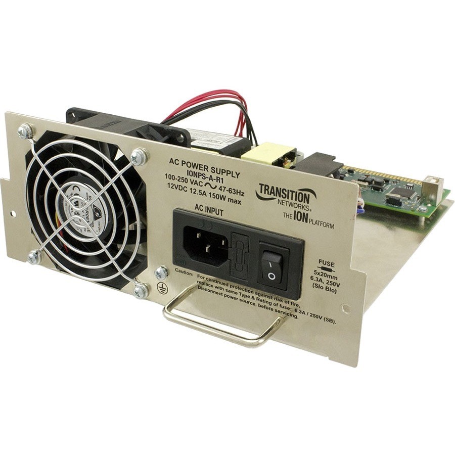 Transition Networks AC Power Supply Module For the ION 19-Slot Chassis