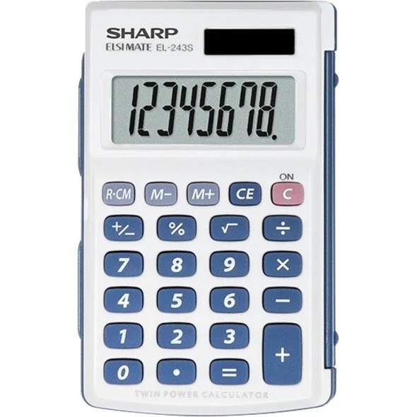 Sharp Elsi Mate EL243S Simple Calculator