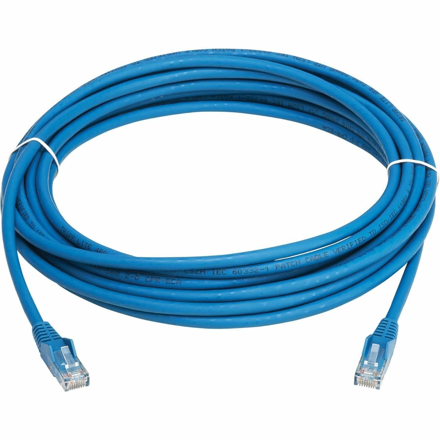 Eaton Tripp Lite Series Cat8 40G Snagless SSTP Ethernet Cable (RJ45 M/M), PoE, LSZH, Blue, 7 m (23 ft.)