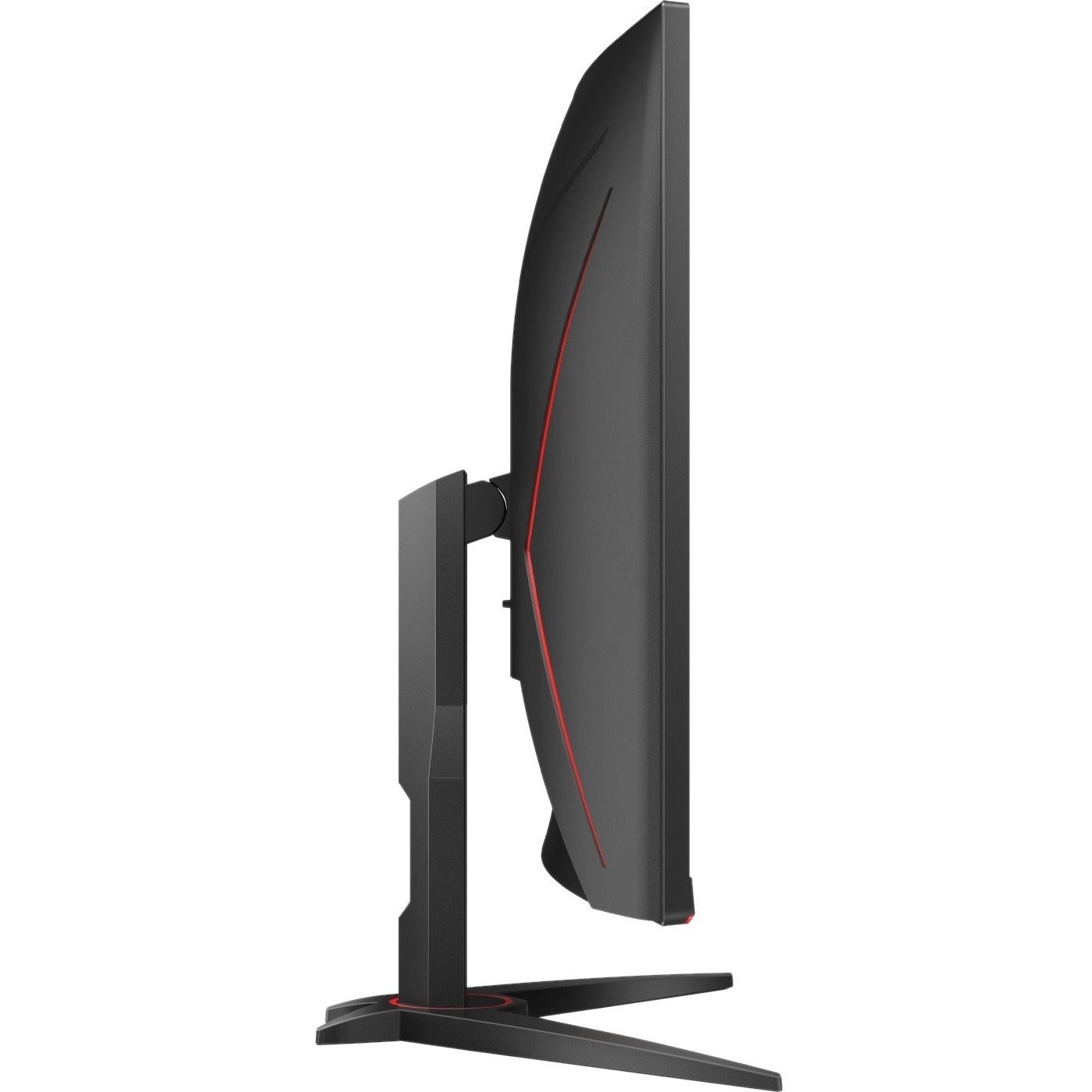 AOC C32G2ZE 32" Class Full HD Curved Screen Gaming LCD Monitor - 16:9 - Black/Red