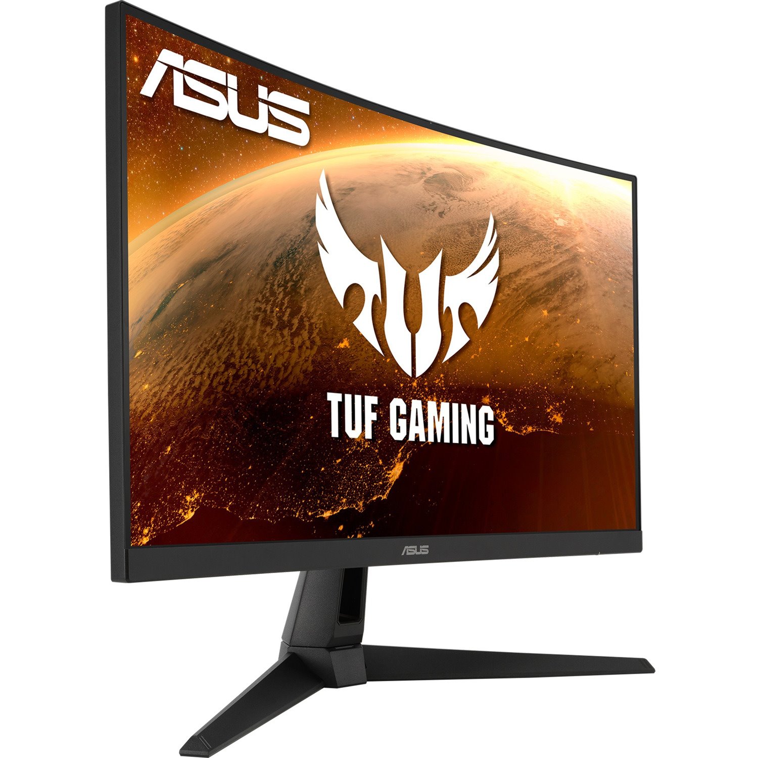 Asus VG27VH1B 27" Class Full HD Curved Screen Gaming LCD Monitor - 16:9 - Black