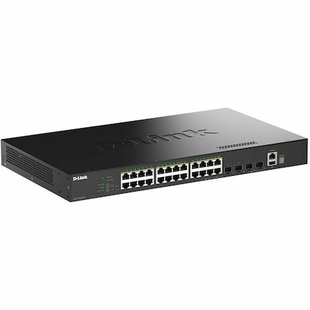D-Link DGS-1530 DGS-1530-28P 24 Ports Manageable Ethernet Switch - Gigabit Ethernet, 10 Gigabit Ethernet - 10/100/1000Base-T, 10GBase-X
