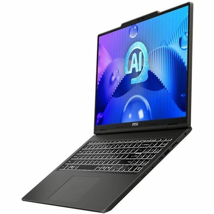 MSI Venture 16 AI A1M Venture 16 AI A1MTG-048US 16" Touchscreen Notebook - Full HD Plus - 60 Hz - Intel Core Ultra 5 125H - 16 GB - 512 GB SSD - Solid Gray
