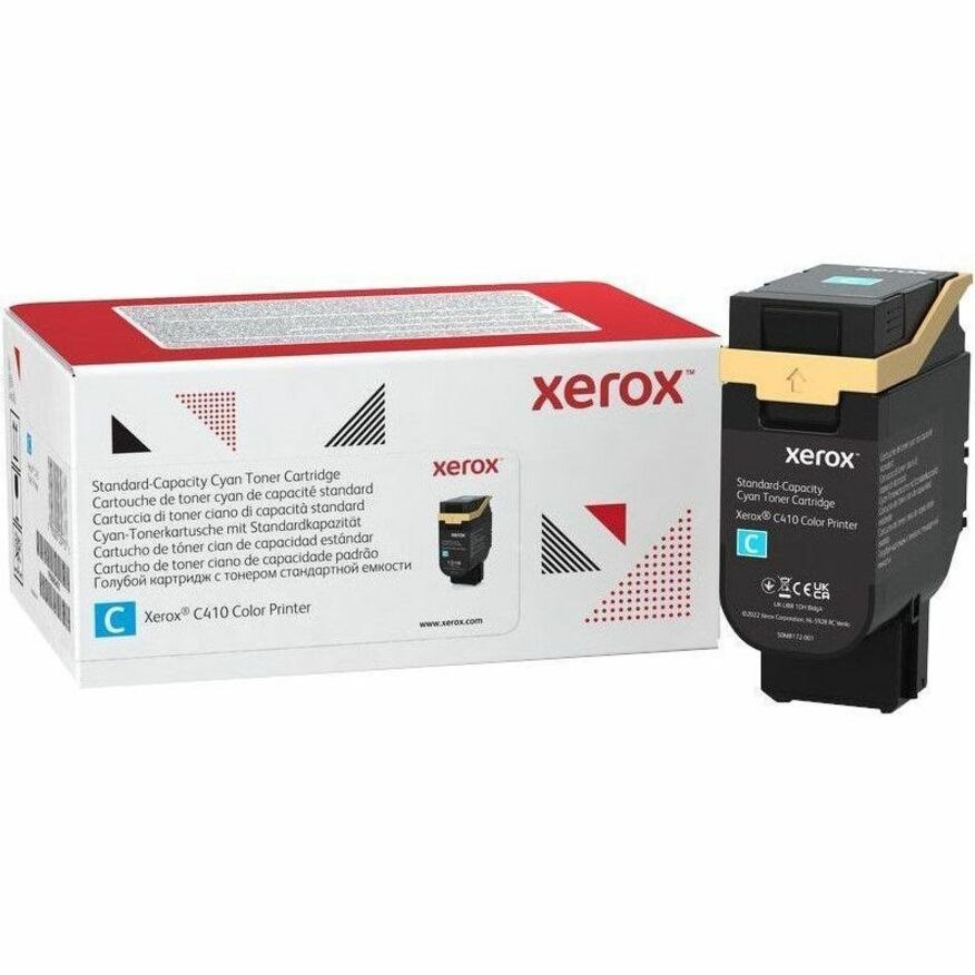 Xerox Genuine XeroxÂ&reg; C410 Color Printer&acirc;&euro;/&acirc;&euro;VersaLinkÂ&reg; C415 Color Multifunction Printer Cyan Standard capacity Toner Cartridge (2000 Pages) - 006R04678