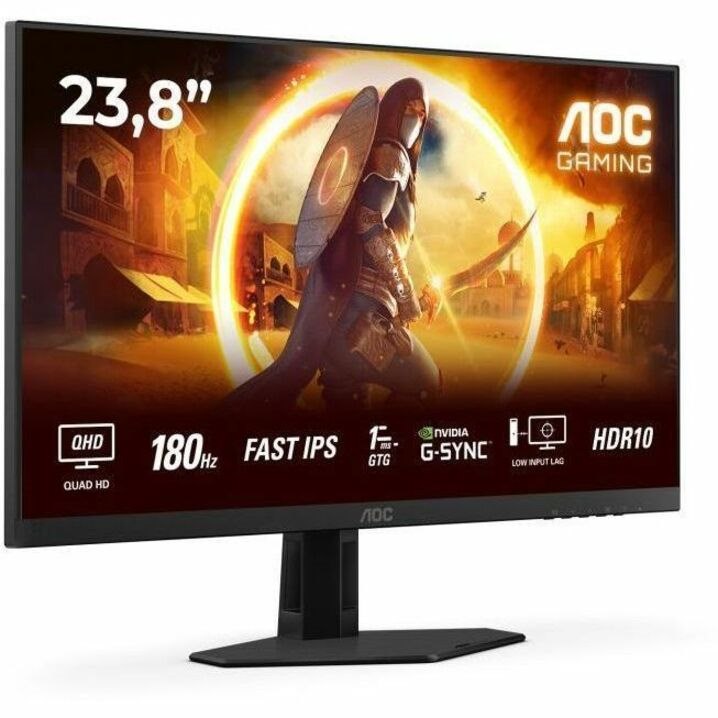 AOC Q24G4RE 24" Class WQHD Gaming LED Monitor - 16:9 - Black