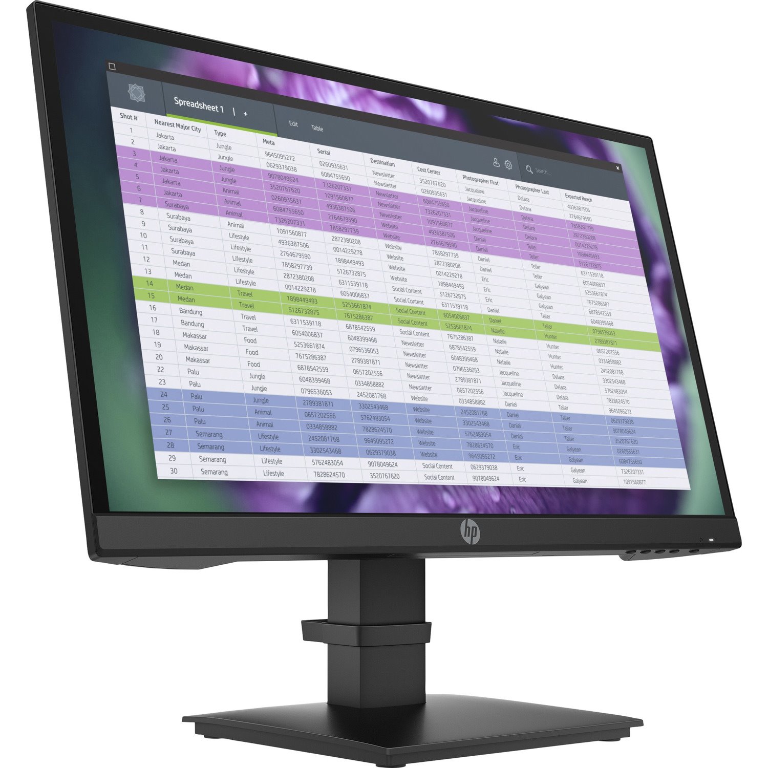 HPI SOURCING - NEW P22 G4 22" Class Full HD LCD Monitor - 16:9 - Black