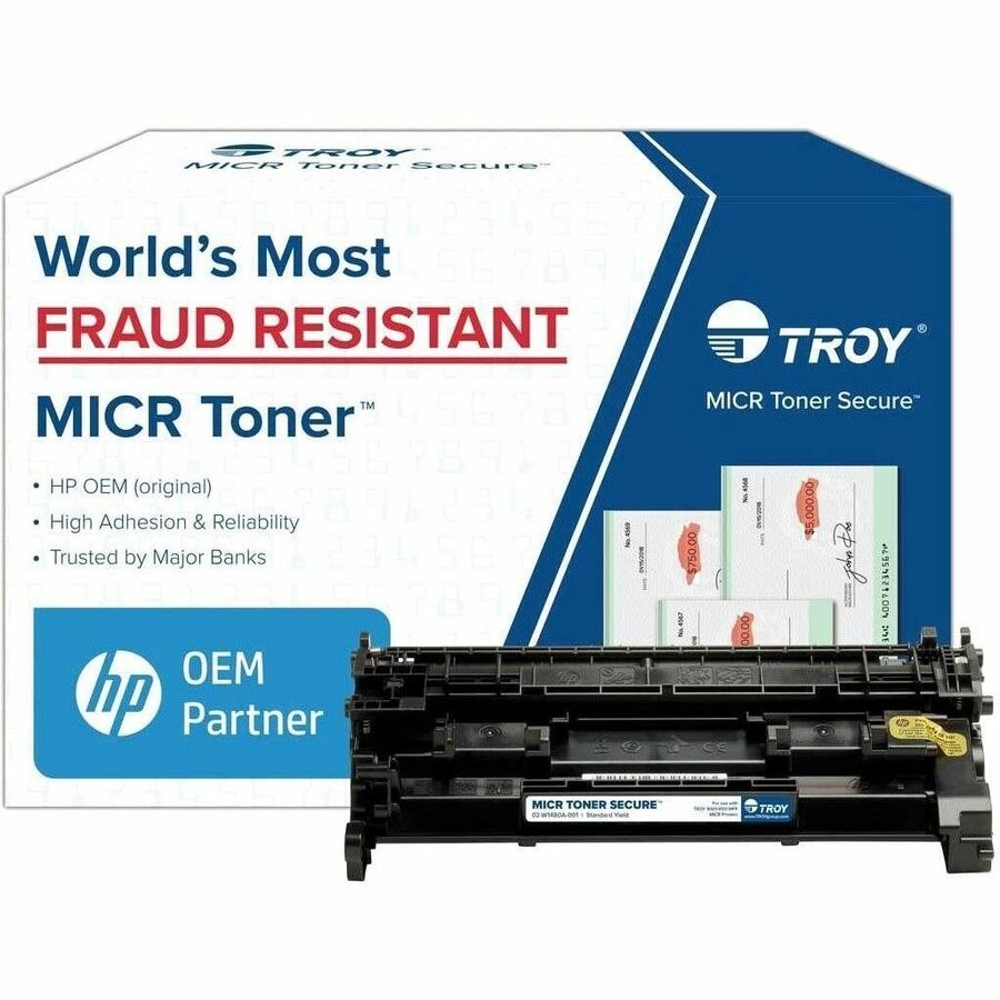 Troy MICR Standard Yield Laser Toner Cartridge W1480A - Black - 1 Pack