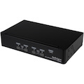 StarTech.com 4 Port USB DisplayPort KVM Switch with Audio