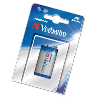 Verbatim 9V-6LR61 Battery - Alkaline - 1