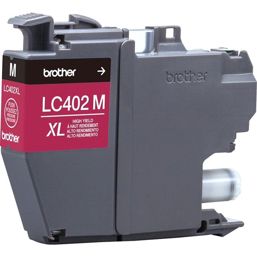 Brother LC402XLMS Original High Yield Inkjet Ink Cartridge - Magenta - 1 Each