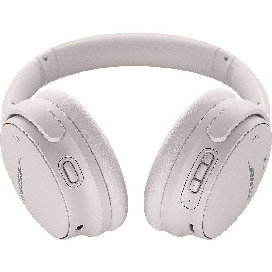 Bose QuietComfort 45 Wired/Wireless Over-the-ear Stereo Headset - Smoke White