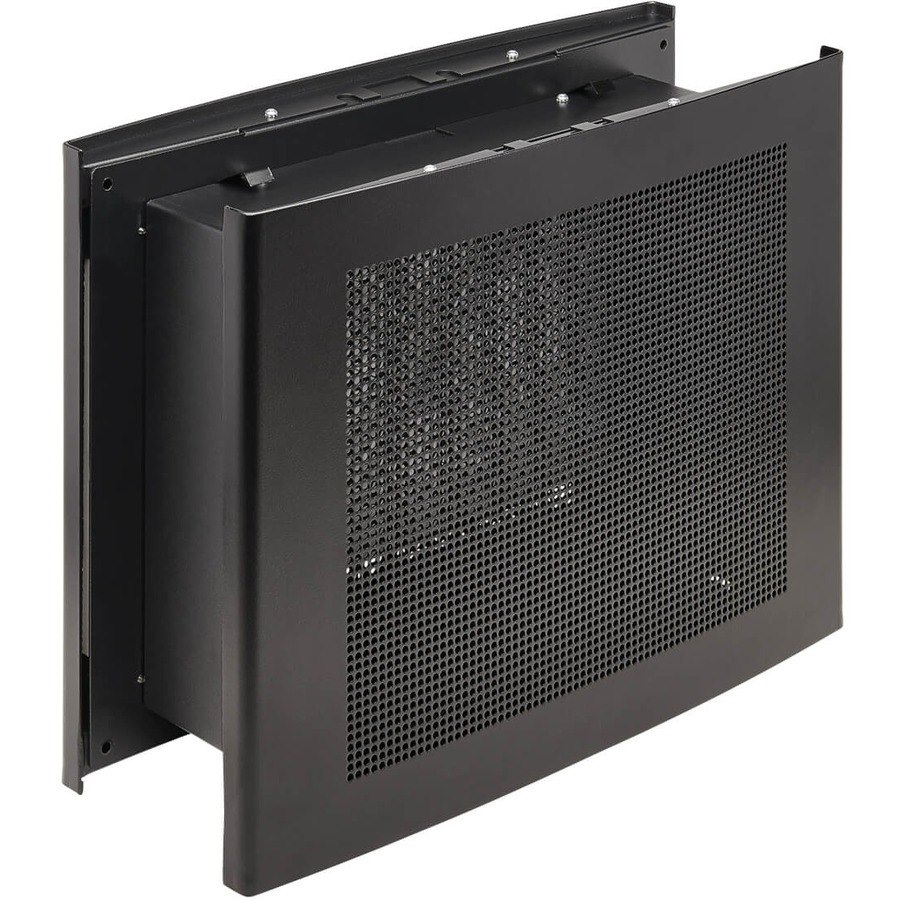 Eaton Tripp Lite Series Network Closet Through-Wall Air Duct, Built-in Filter, Black