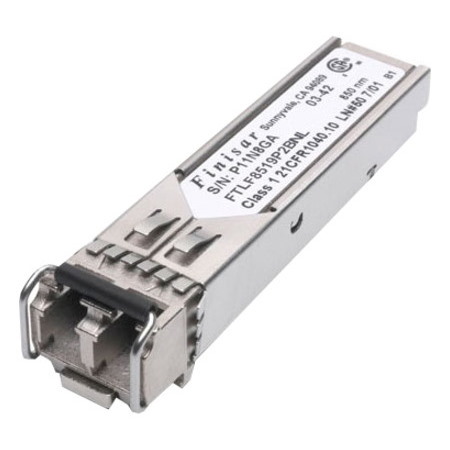 Finisar RoHS 6 Compliant 1GFC/2GFC/GE 850nm -20 to 85C SFP Transceiver