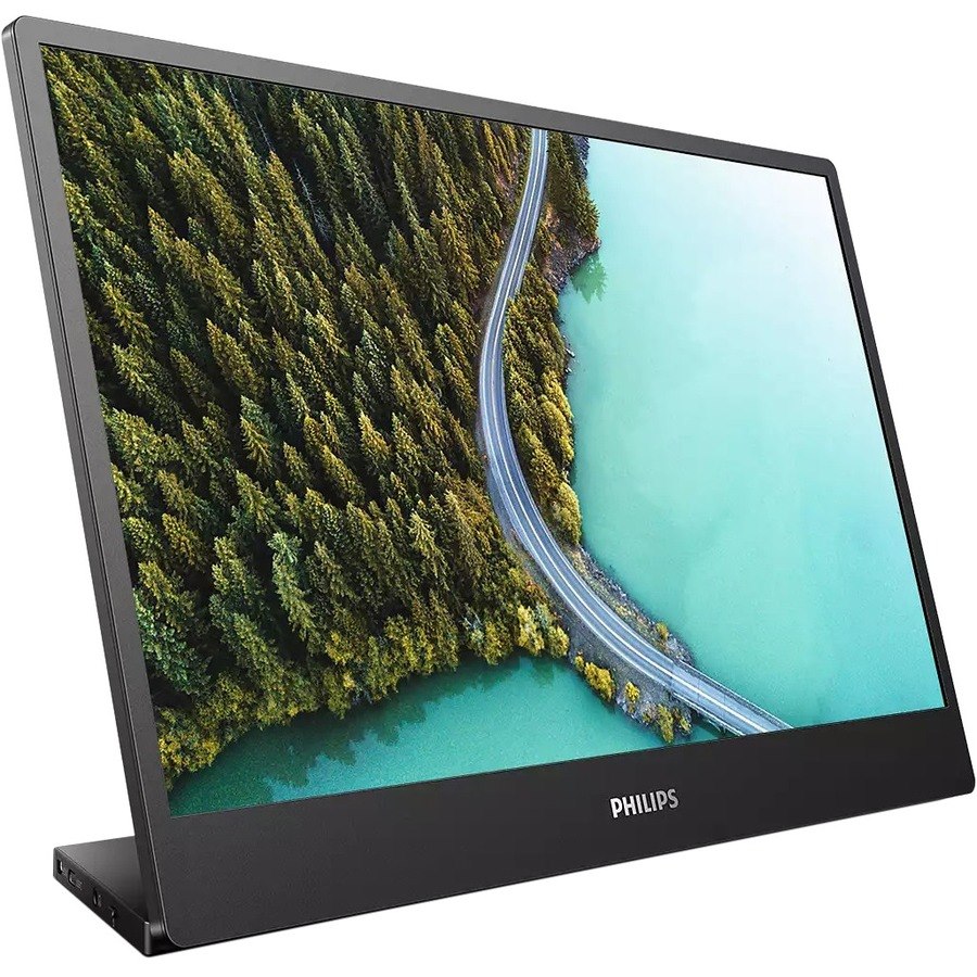 Philips 16" Class Full HD LCD Monitor - 16:9 - Textured Black