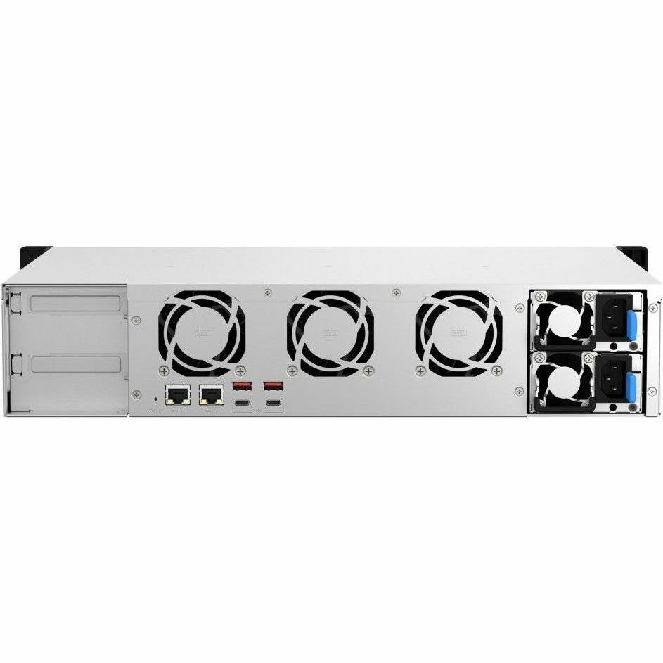 QNAP TS-873AEU-RP-4G 8 x Total Bays SAN/NAS Storage System - 96 TB HDD - 8 x 12TB - 5 GB Flash Memory Capacity - AMD Ryzen V1500B Quad-core (4 Core) 2.20 GHz - 4 GB RAM - DDR4 SDRAM - 2U Rack-mountable