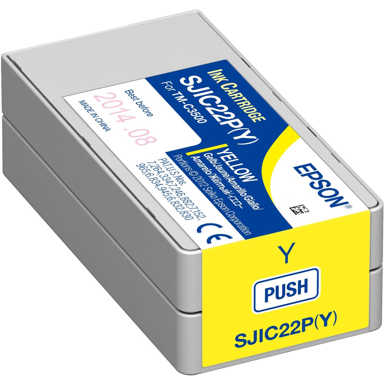 Epson SJIC22P(Y) Original Inkjet Ink Cartridge - Yellow Pack
