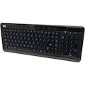 Adesso 3-Color Illuminated Compact Multimedia Keyboard