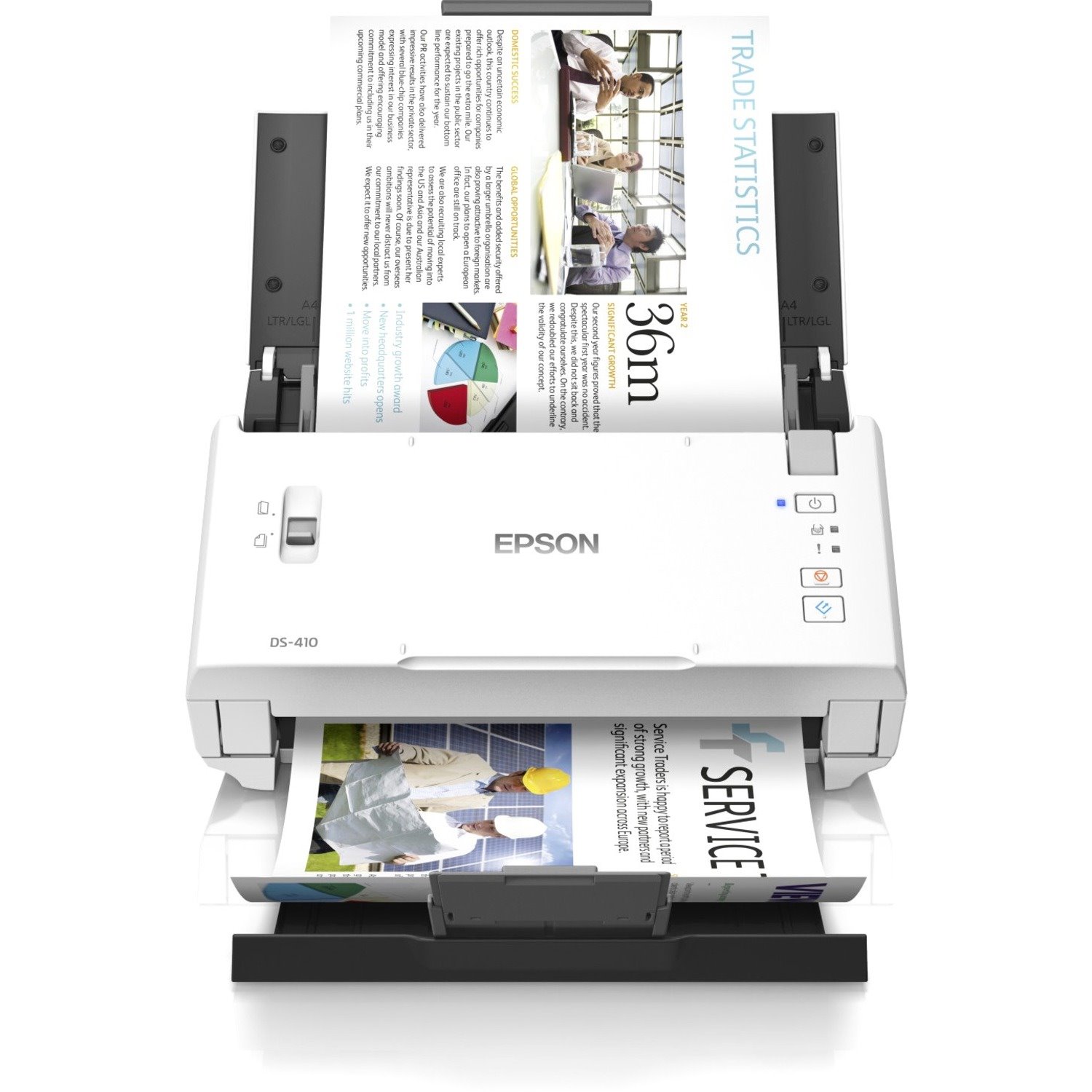 Epson DS-410 Scanner met sheetfeeder - 600 dpi Optische