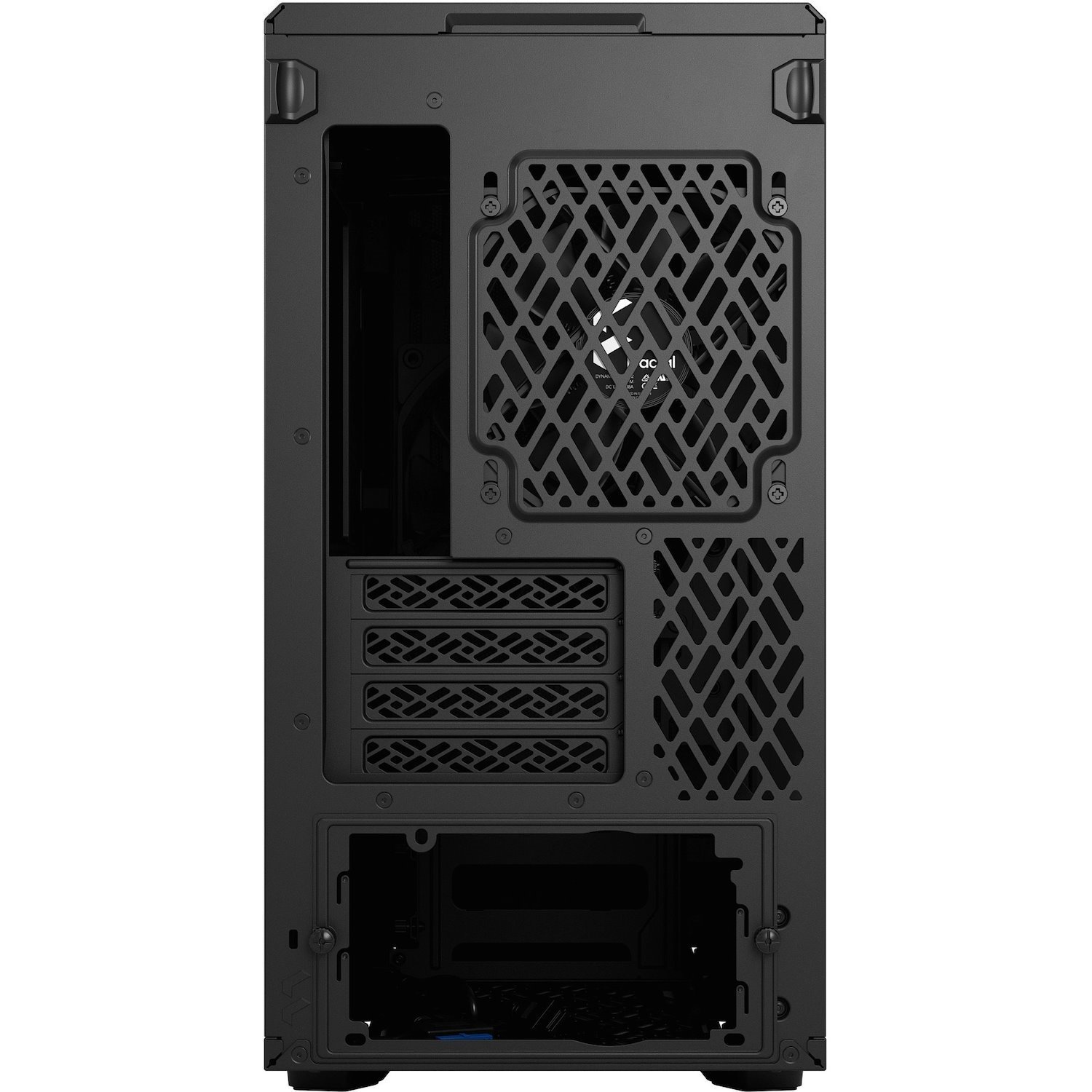 Fractal Design Meshify 2 Mini Computer Case - DTX, Mini DTX, Micro ATX, Mini ITX Motherboard Supported - Tower - Steel, Tempered Glass, Mesh - Black