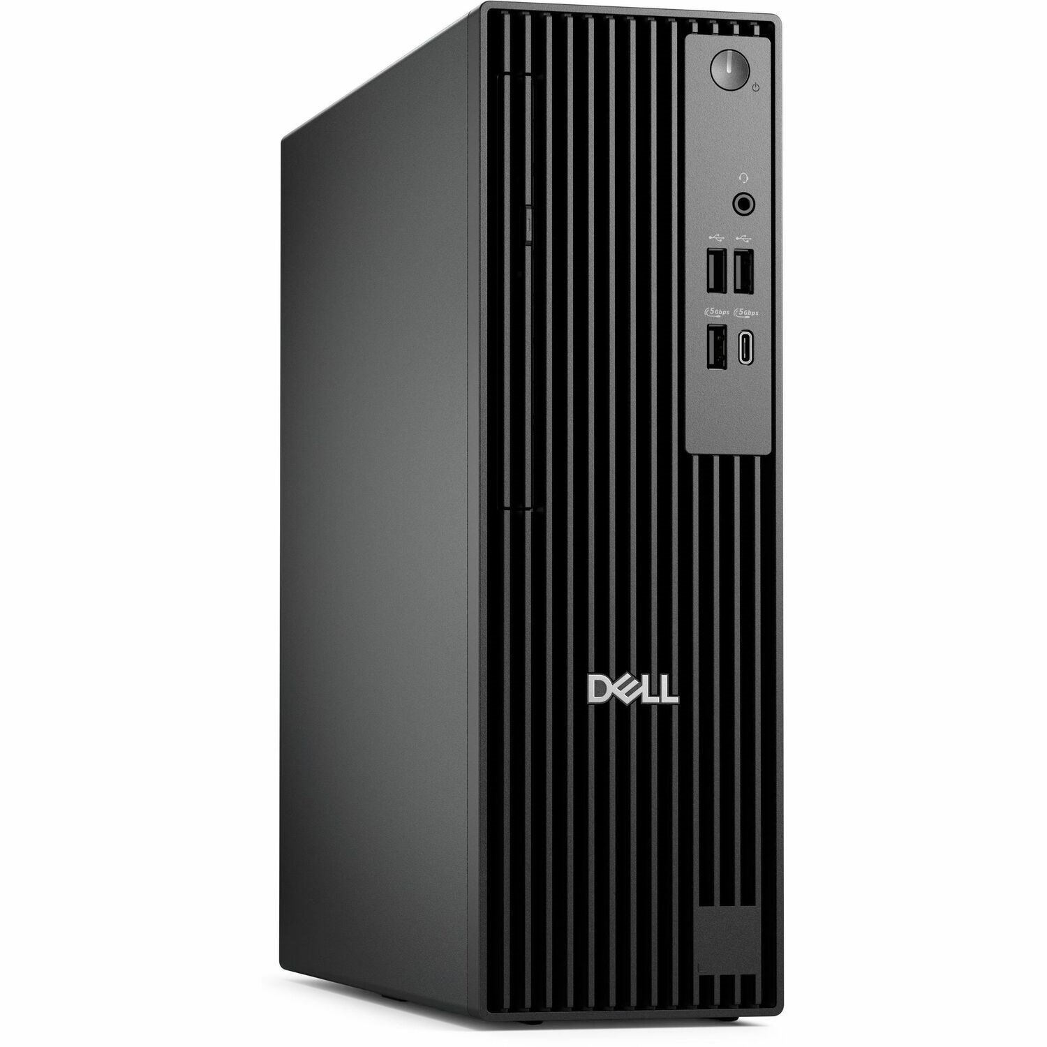 Dell Pro QCS1255 Desktop Computer - AMD Ryzen 5 8500G - 16 GB - 512 GB SSD - Slim PC - Standard Black