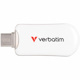 Verbatim 128GB Plectra USB-C Flash Drive - White