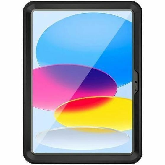 Strike Rugged Case for Apple iPad (10th Generation), iPad (11th Generation) Tablet - Black, Clear