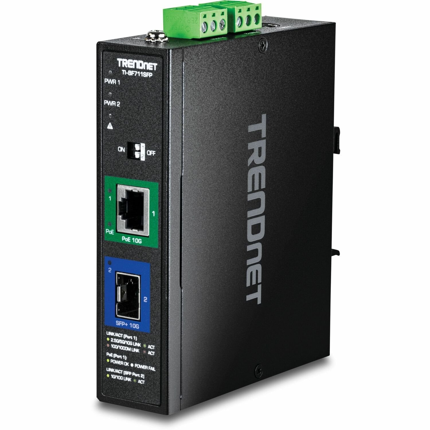 TRENDnet Industrial 10G SFP+ Media Converter