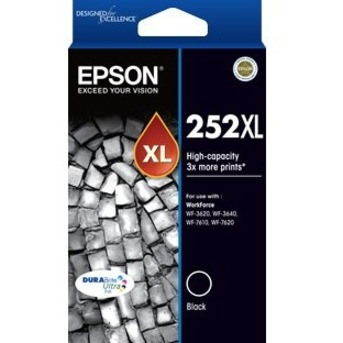 Epson DURABrite Ultra 252XL Original High Yield Inkjet Ink Cartridge - Black - 1 Pack