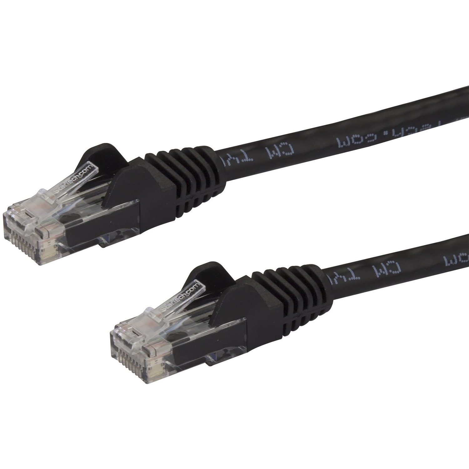 StarTech.com 50ft CAT6 Ethernet Cable - Black Snagless Gigabit - 100W PoE UTP 650MHz Category 6 Patch Cord UL Certified Wiring/TIA