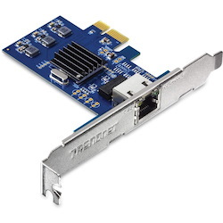 TRENDnet 2.5GBASE-T PCIe Network Adapter, TEG-25GECTX, Convert a PCIe Port into a 2.5G Ethernet Port, 802.1Q VLAN Tagging, Windows Support, NDAA & TAA Compliant