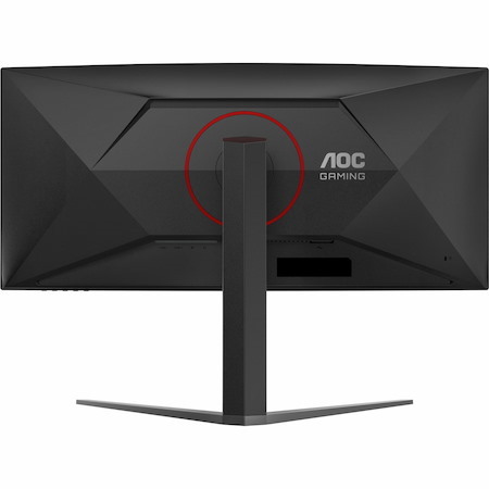 AOC CU34G4 34" Class UW-QHD Curved Screen Gaming LED Monitor - 21:9 - Black, Red