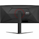 AOC CU34G4 34" Class UW-QHD Curved Screen Gaming LED Monitor - 21:9 - Black, Red