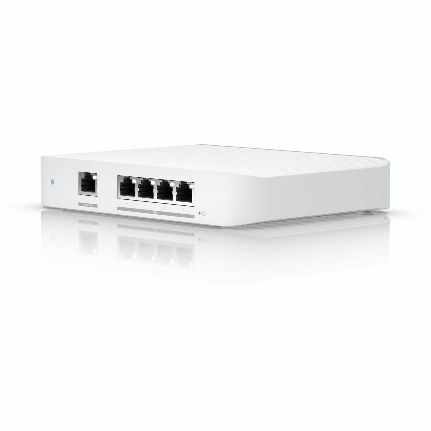 Ubiquiti UniFi Switch Flex XG - Layer 2 Switch With (4) 10GbE RJ45 Ports And (1) GbE, 802.3At PoE+ RJ45 Input.