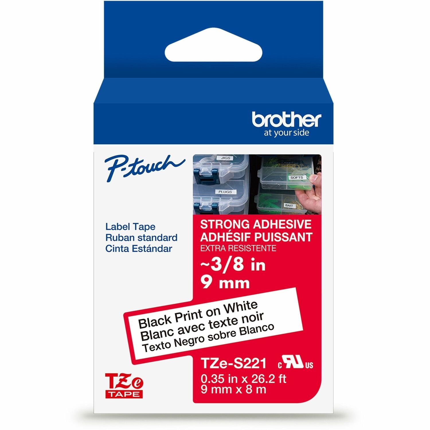 Brother P-touch Extra-Strength TZe Tape Cartridge