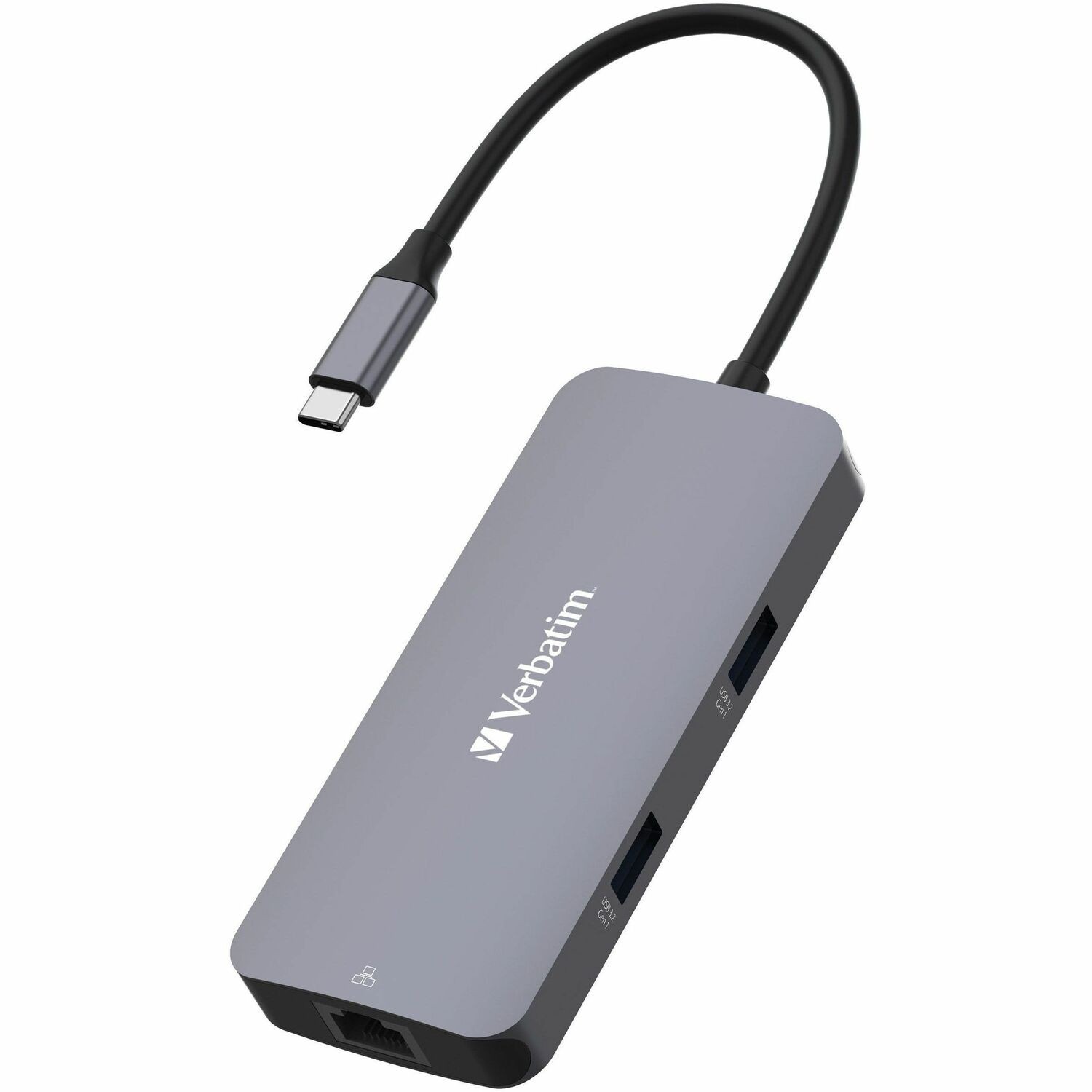 Verbatim USB-C Pro Multiport Hub 5 Port 1 x HDMI, 1 x RJ45, 2 x USB-A 3.2 Gen1, 1 x USB-C PD (Power Delivery). Ultra Portable for notebook, phone, pad