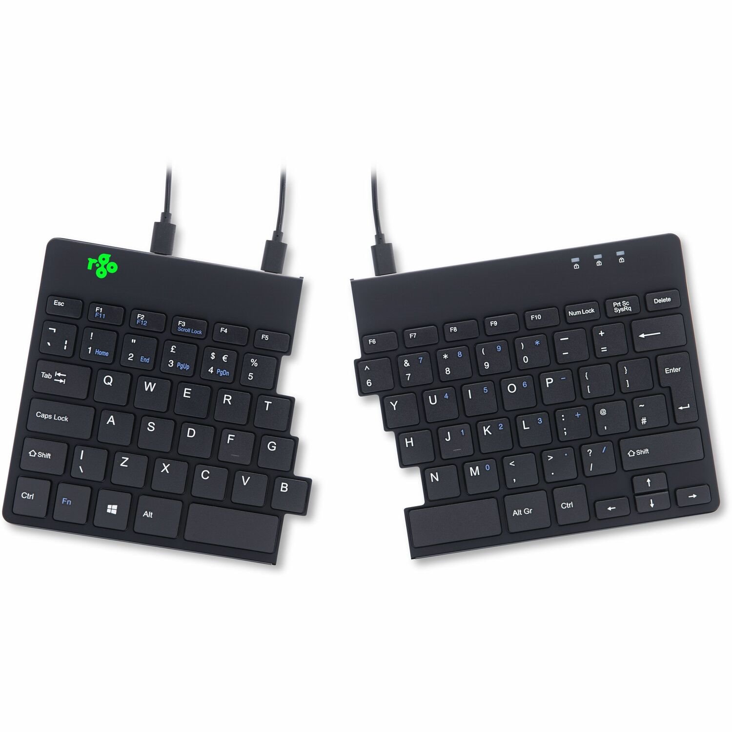 R-Go Split Break ergonomisch toetsenbord, QWERTY (UK)